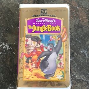 Disney The Jungle Book VHS Fully Restored 30th Limited Edition
